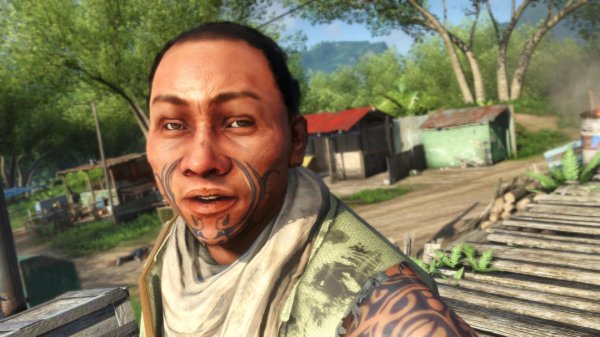 Left image adapted from "Wot I Think: Far Cry 3 (Single-Player)" by J. Rossignol, November 21, 2012, Rock Paper Shotgun.